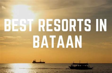 Great resort for quick getaway in Bataan .